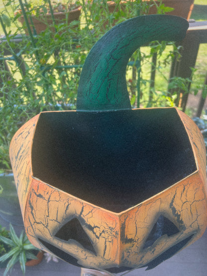 Vintage pumpkin tea light holders (set of 2) only one set available