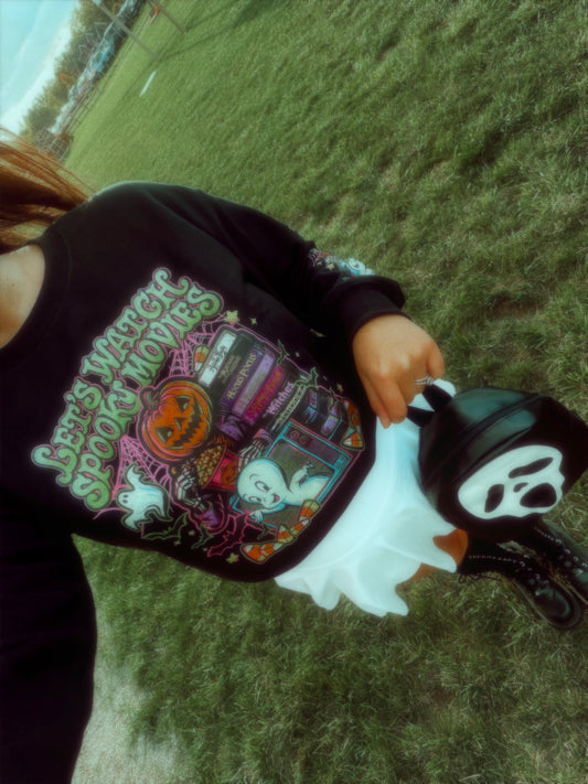 Let’s Watch Spooky Movies - tee or pullover
