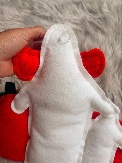 Vintage Plush hanging ghosts 1990s