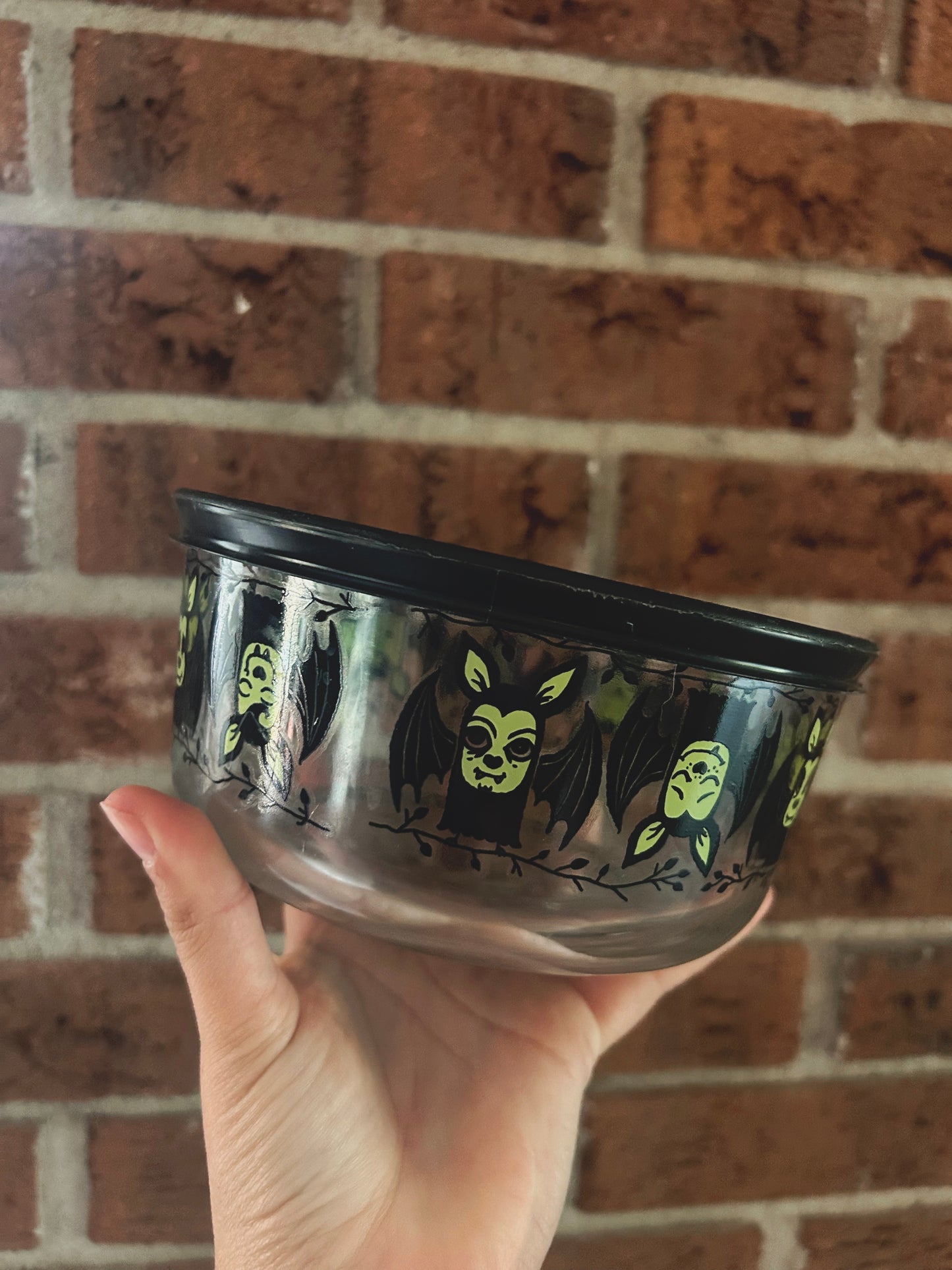Bat Pyrex limited edition glass bowl