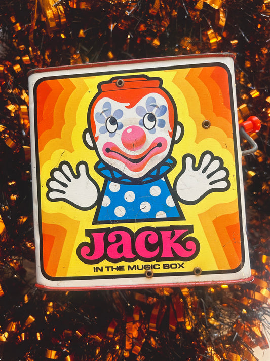 Mattel 1970’s Jack In The Box clown