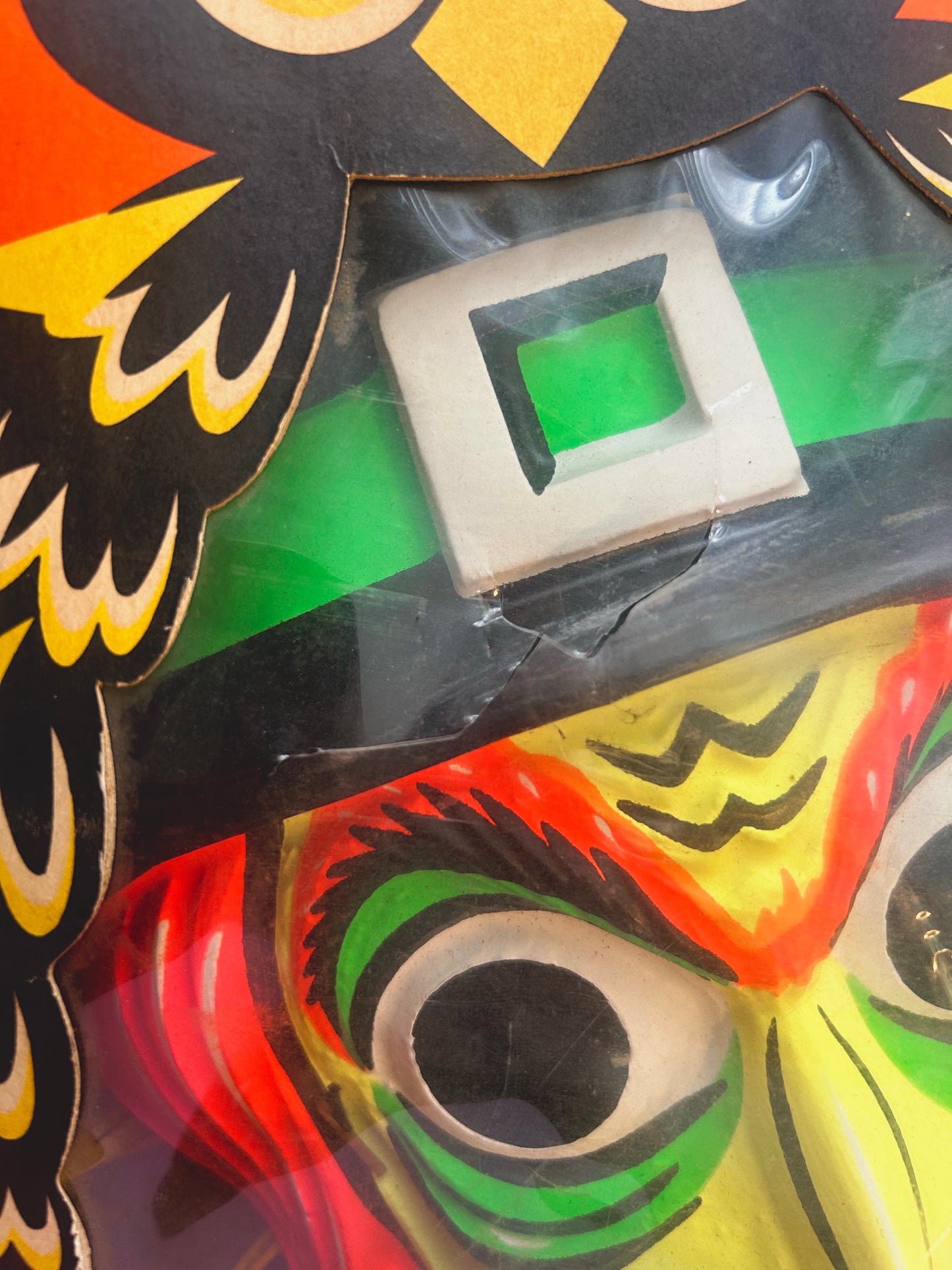 RARE 1970’s Collegeville witch mask