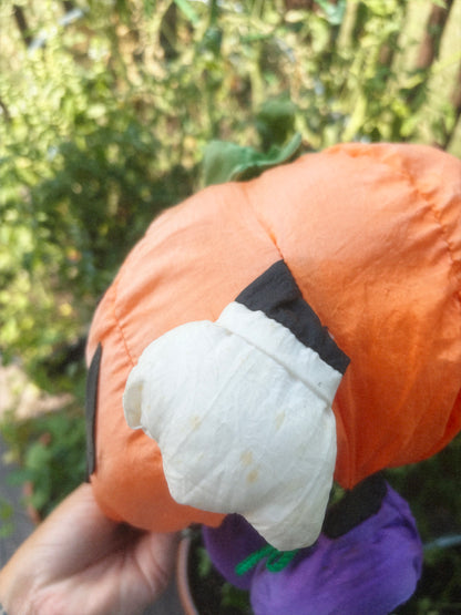 Gibson Greetings 1994 Vintage Plush Pumpkin Halloween Stuffed Toy
