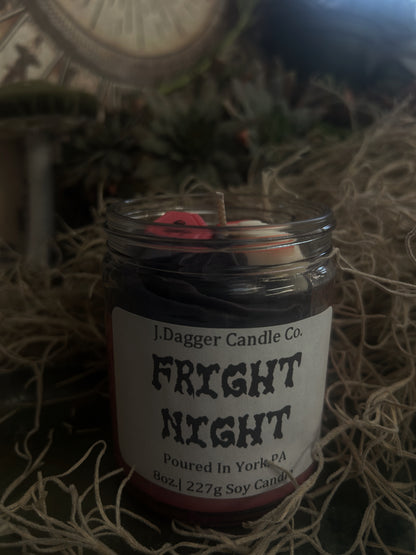 Fright Night  Halloween Soy Dessert Candle 8OZ