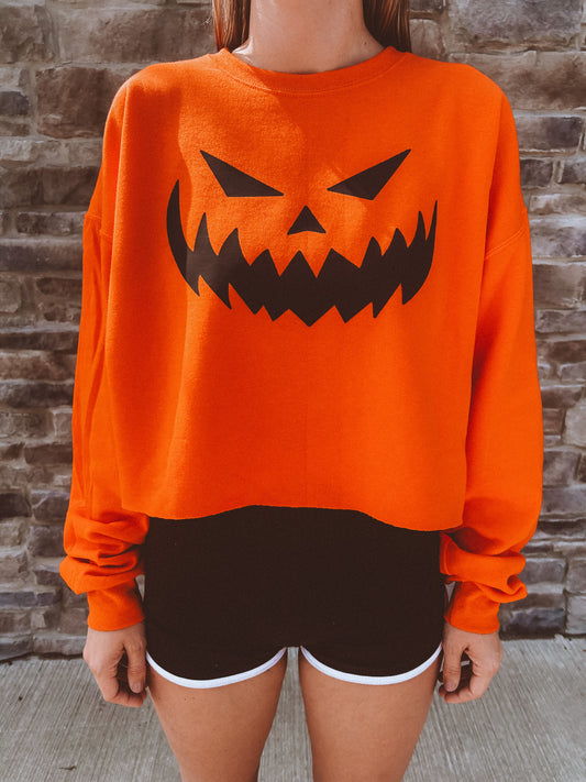 Jack O Crop pullover