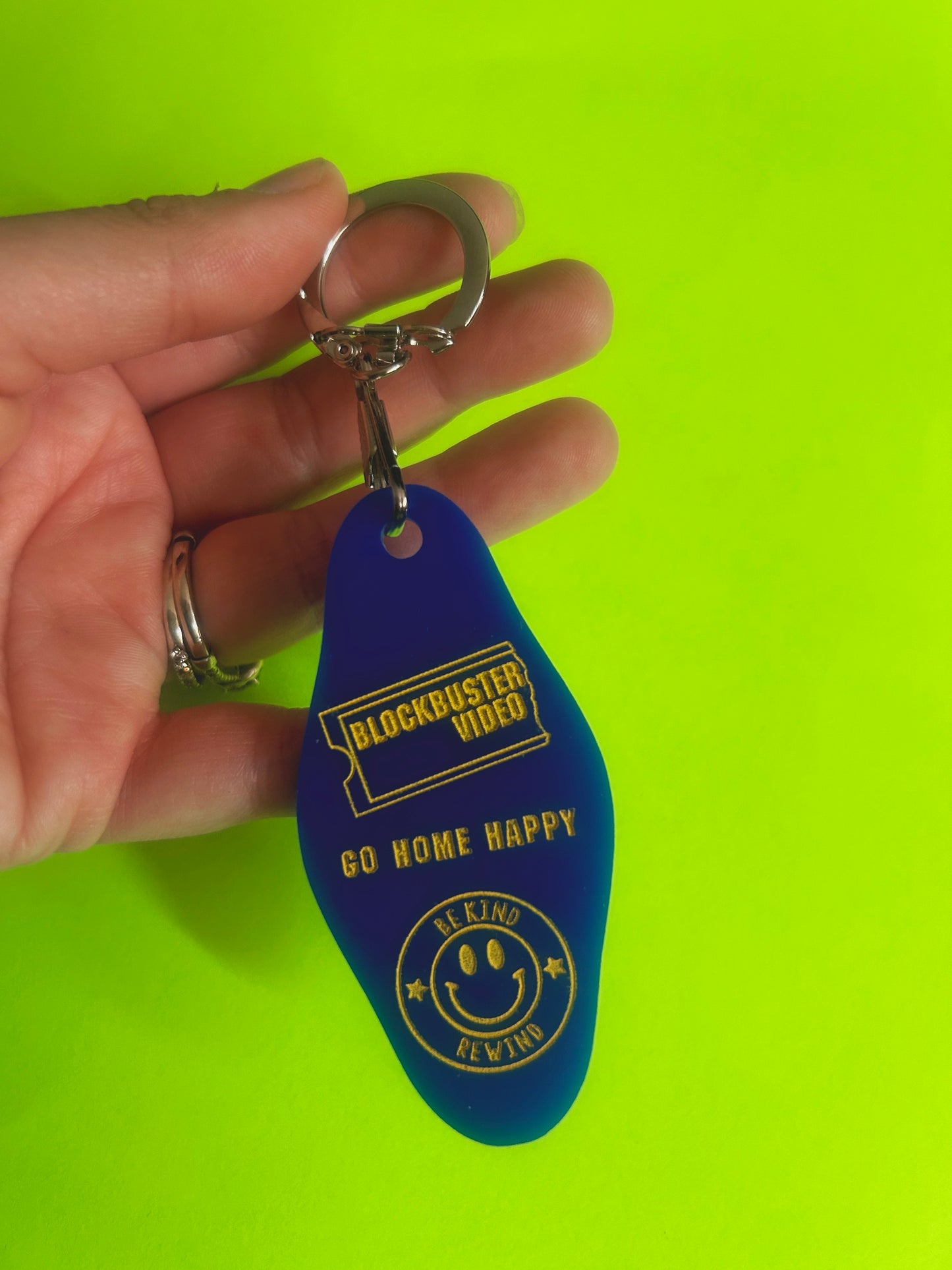 Blockbuster keychain