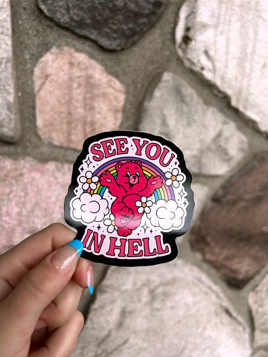See You In Hell sticker