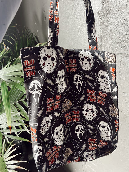 Reusable Spooky Tote Bag