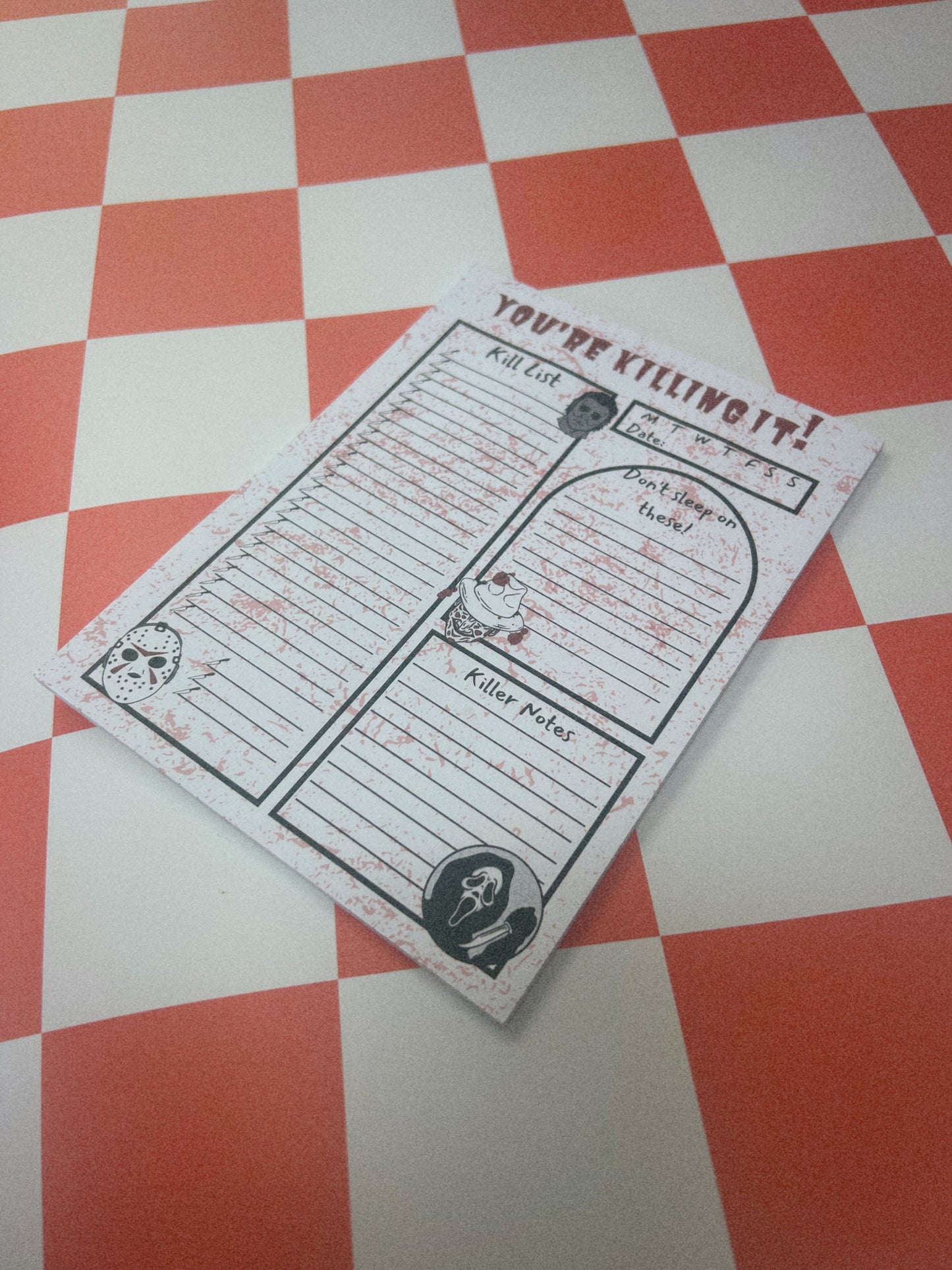 Killing It notepad