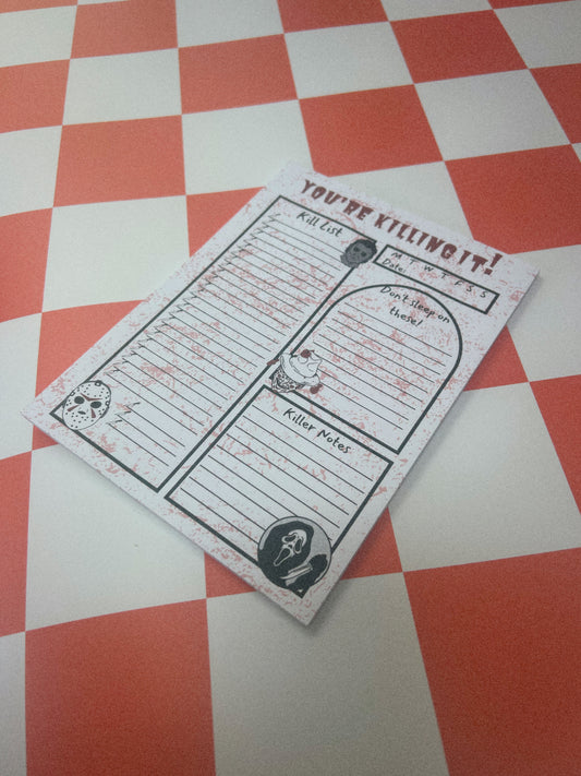 Killing It notepad