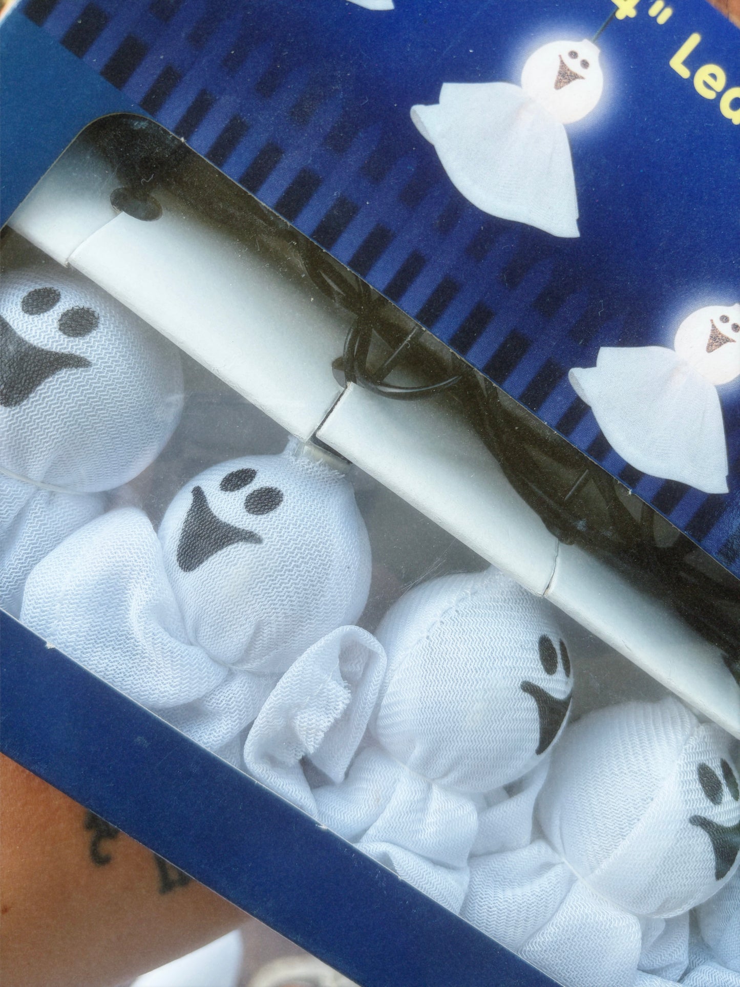 Rare - Halloween 10 Ghost String lights 2010
