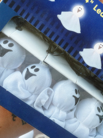 Rare - Halloween 10 Ghost String lights 2010