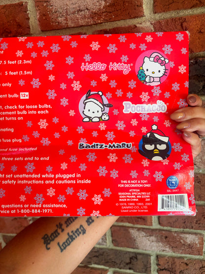 Vintage Hello Kitty Christmas lights 2001