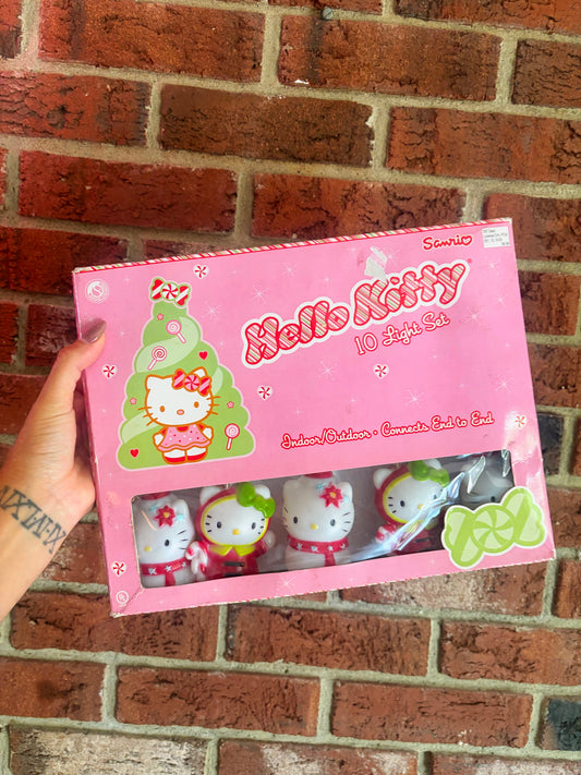 Vintage Hello Kitty Christmas lights 2003