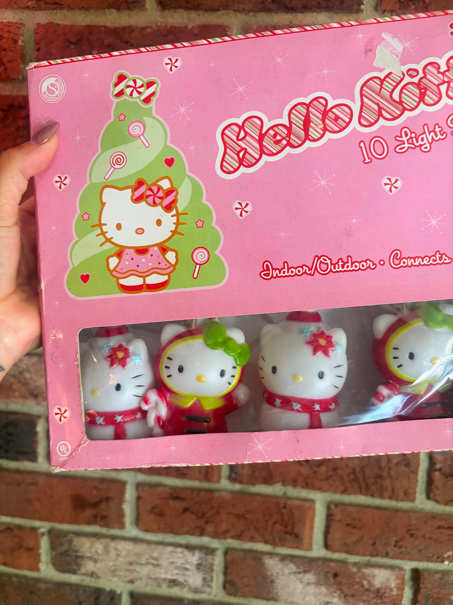 Vintage Hello Kitty Christmas lights 2003