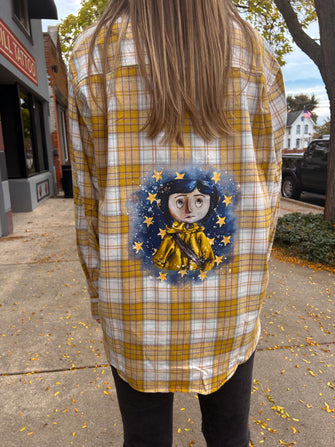 Coraline oversized  Flannel