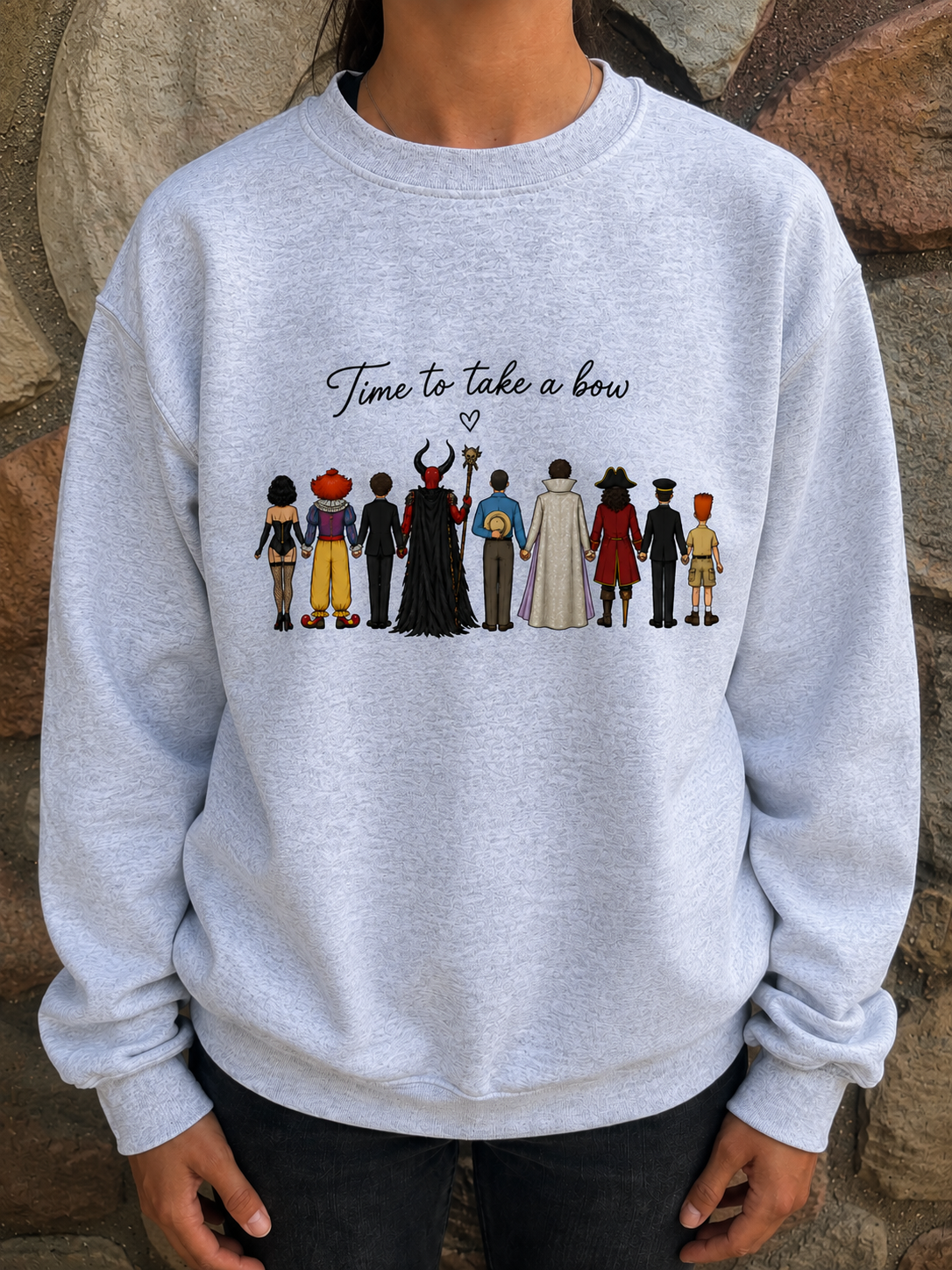 Tim Curry- time to take a bow - TPE collab (pullover or tee)
