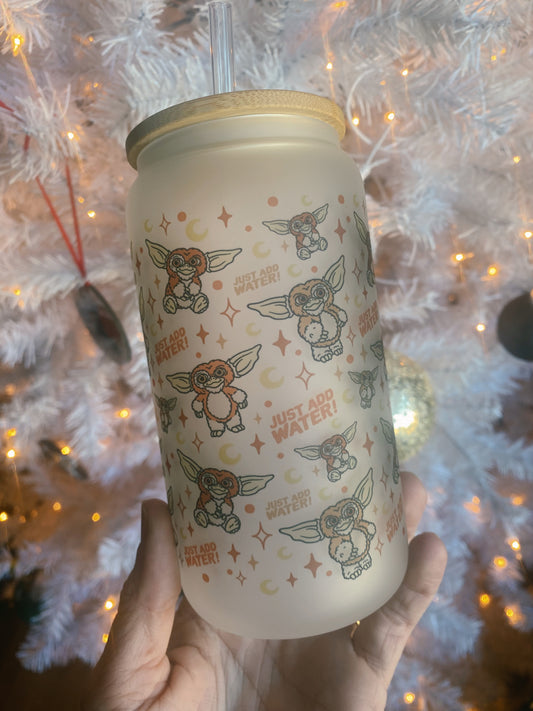 Gizmo (Gremlins) frosted glass 16oz