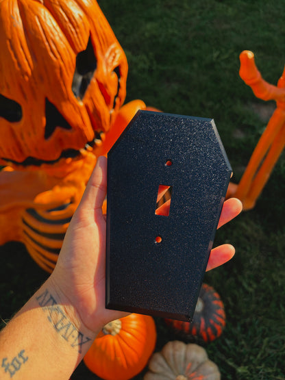 Coffin switch plates (3 different styles to choose from)
