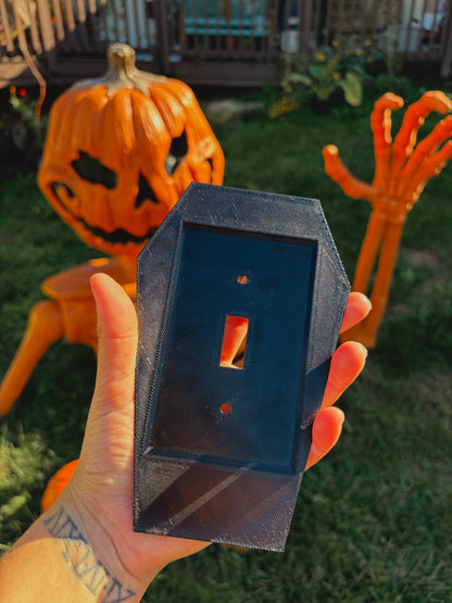 Coffin switch plates (3 different styles to choose from)