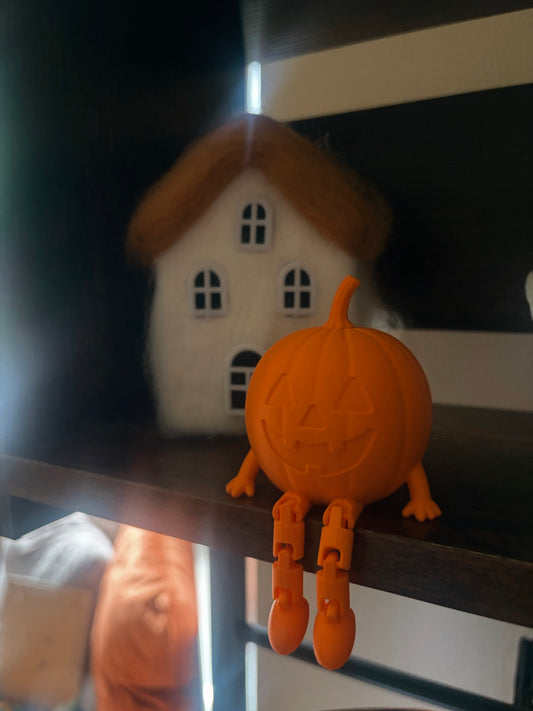 3D sitting pumpkin- fidget- kash3D