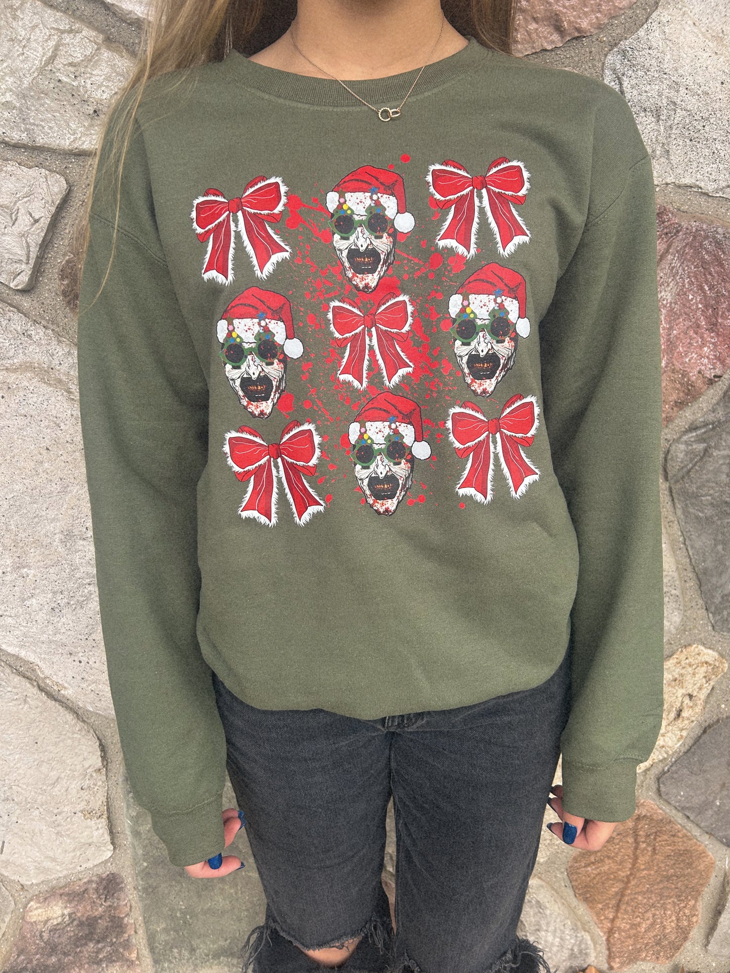 Art - Terrifier croquette pullover or tee