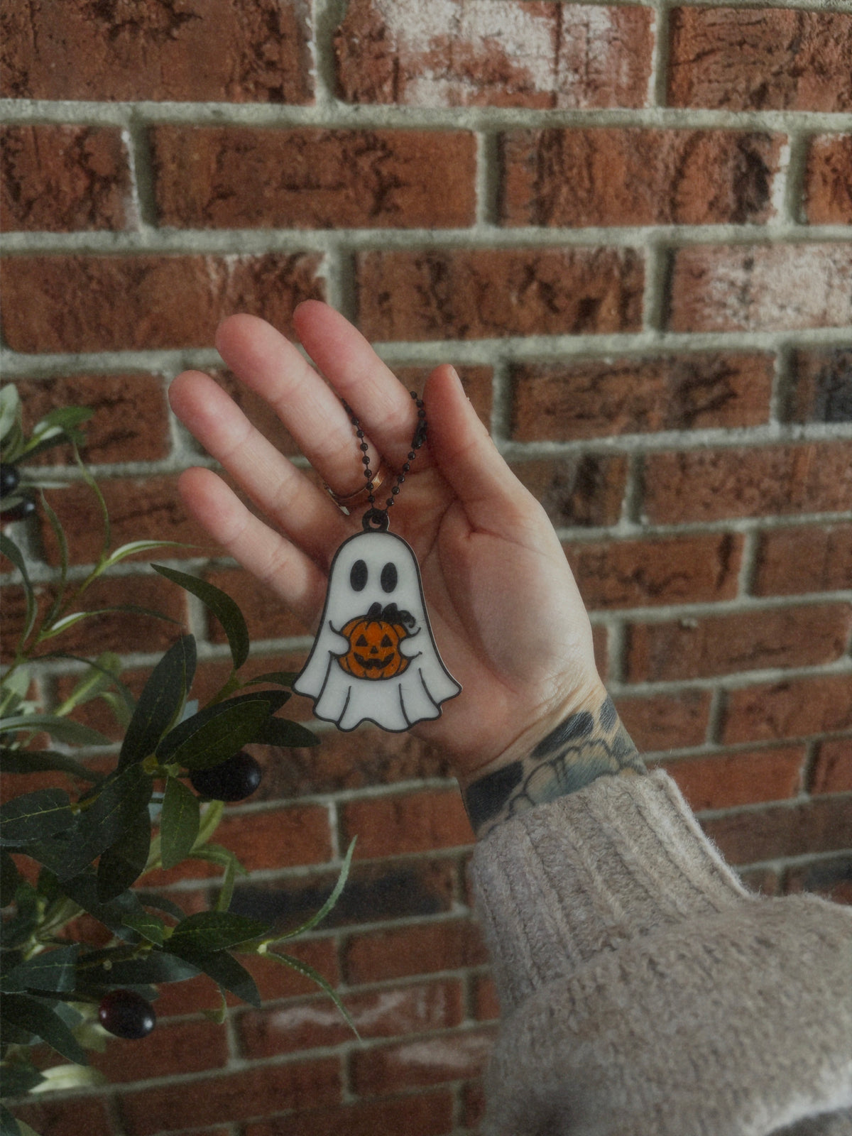Ghost hug keychain