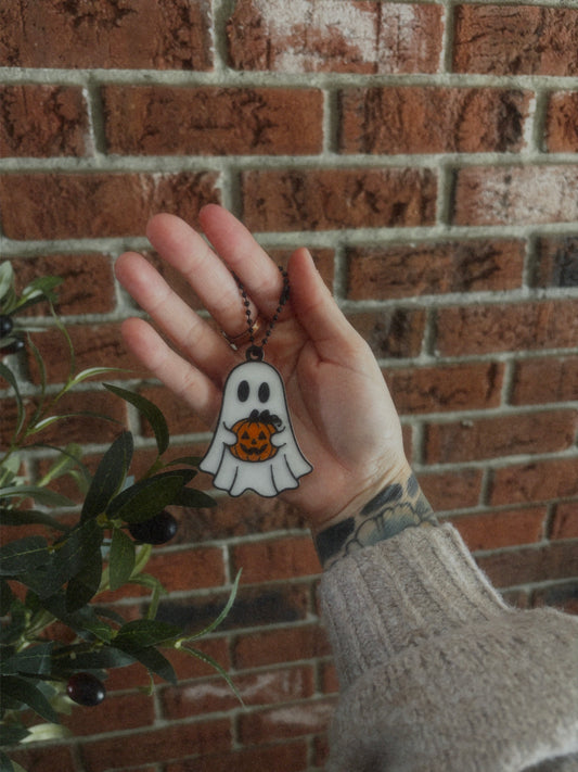 Ghost hug keychain