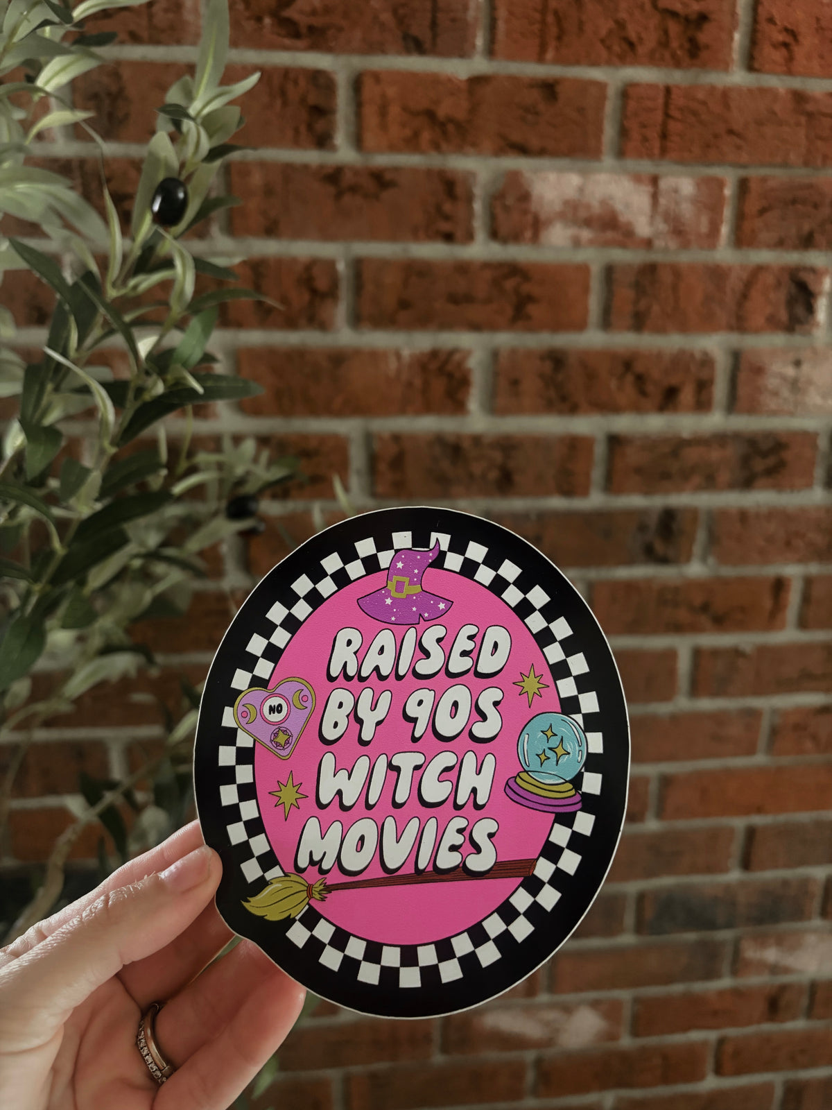 Raised On 90’s witch movies sticker