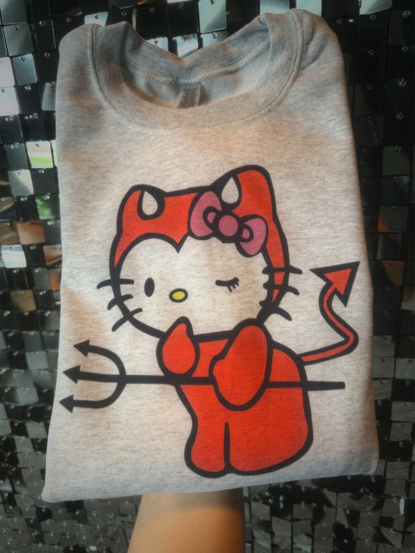 Hello Kitty Devil pullover or tee