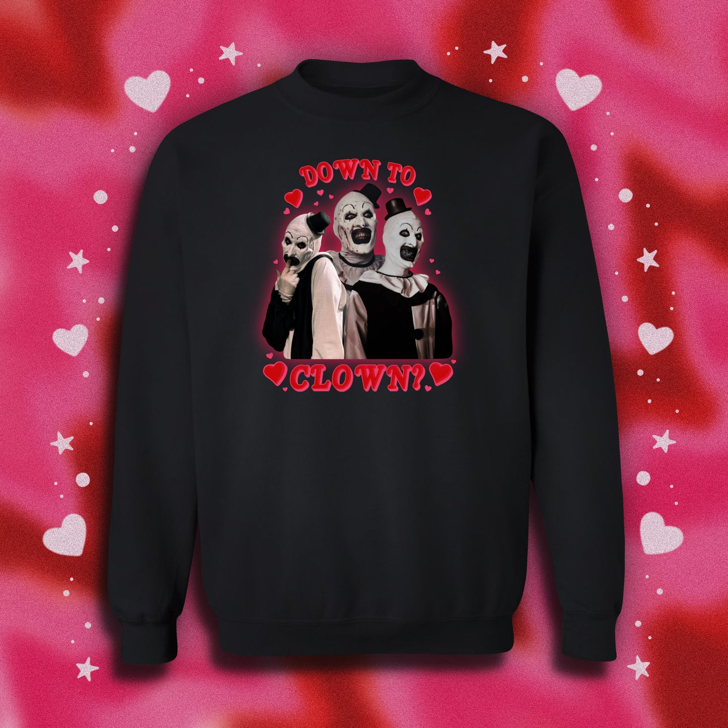 Down to clown? ART pullover/ tee