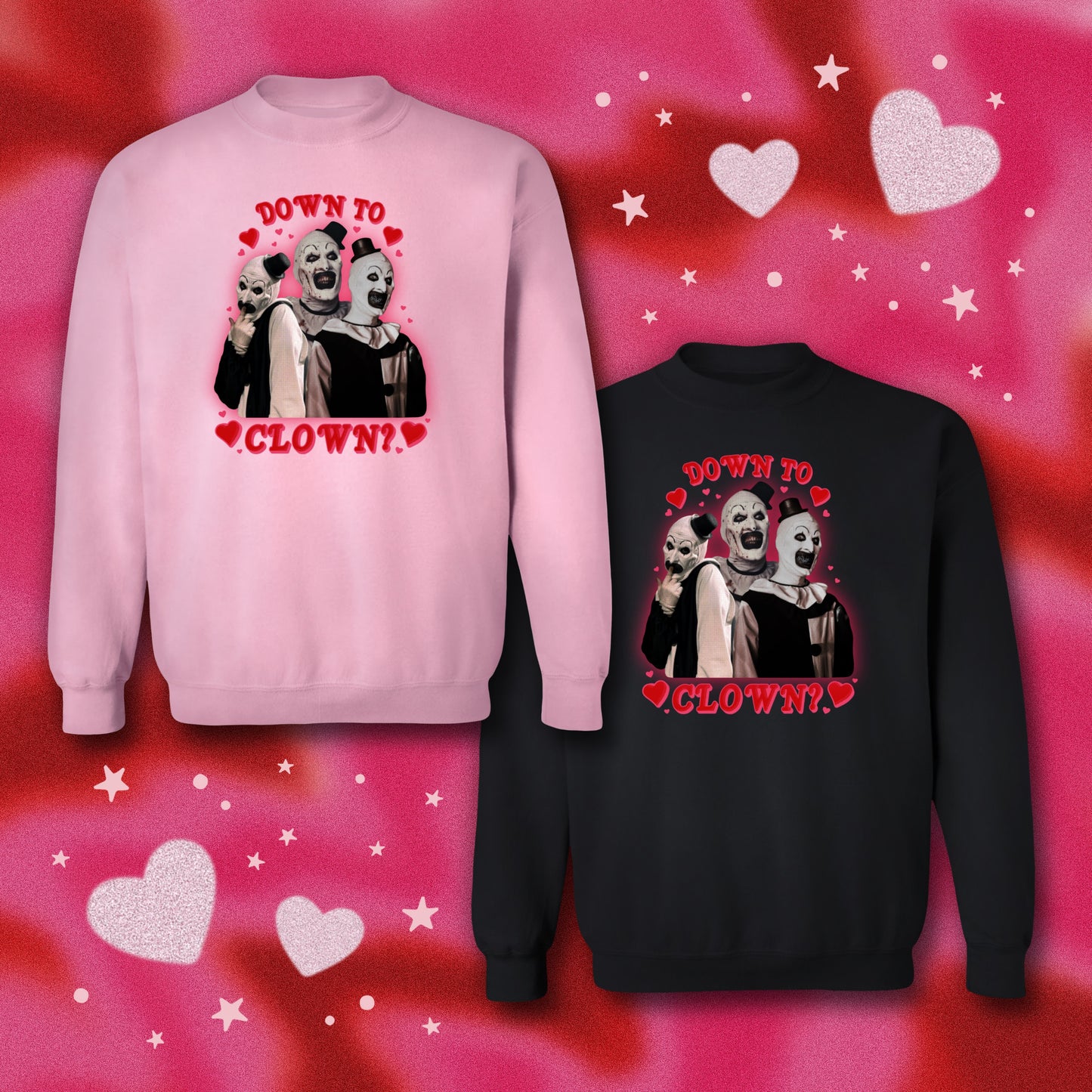 Down to clown? ART pullover/ tee