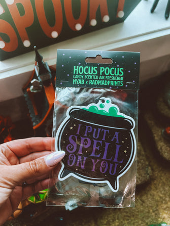 I put a spell on you air freshener - hocus pocus