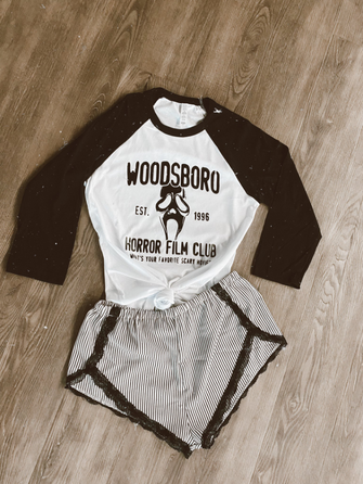 Woodsboro Baseball Tee