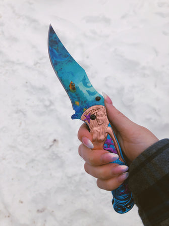 Blue Mermaid Knife