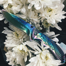 Rainbow Rose Knife