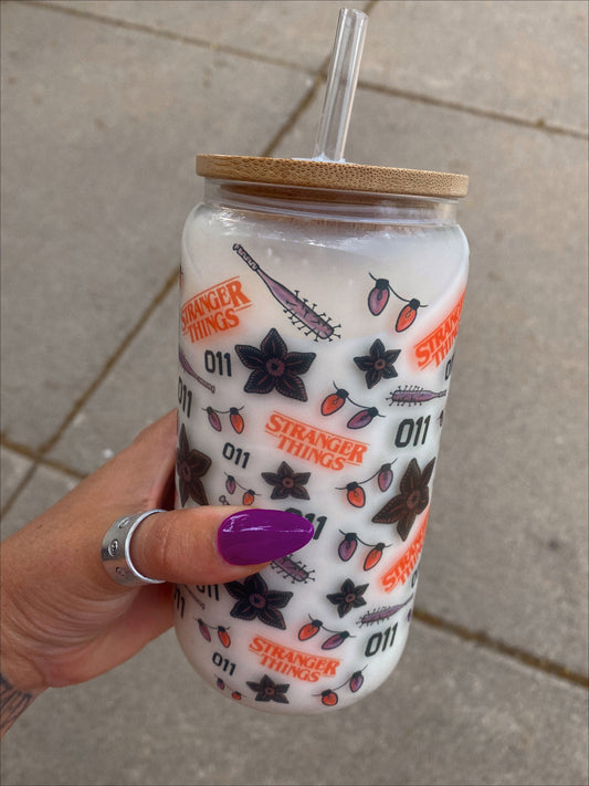 Stranger Things Glass Tumbler