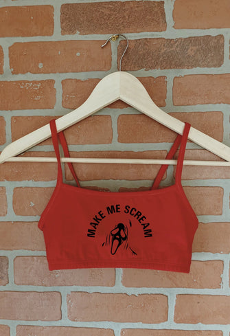 make me SCREAM bralette