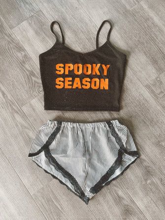 Spooky Season Crop Top