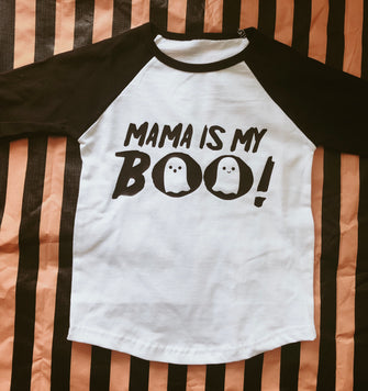 Mama is My Boo raglan