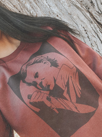 Maroon Michael Myers Pullover
