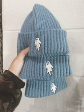 Ghostie knit embroidered beanie Lively Ghost