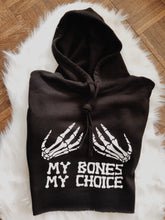 My Bones My Choice Crop Hoodie
