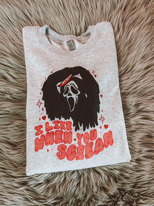 I Like When You Scream Pullover