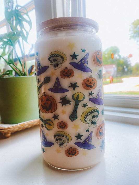 Halloweentown Glass Tumbler