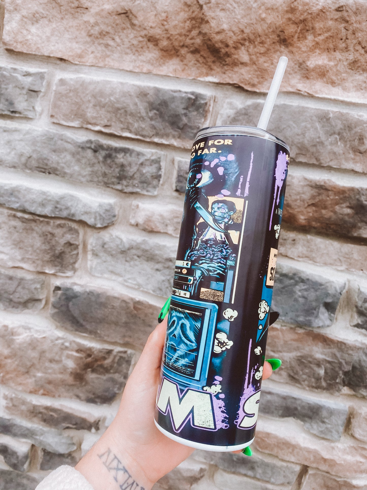 Scream Glow Tumbler- Theatre of Creeps